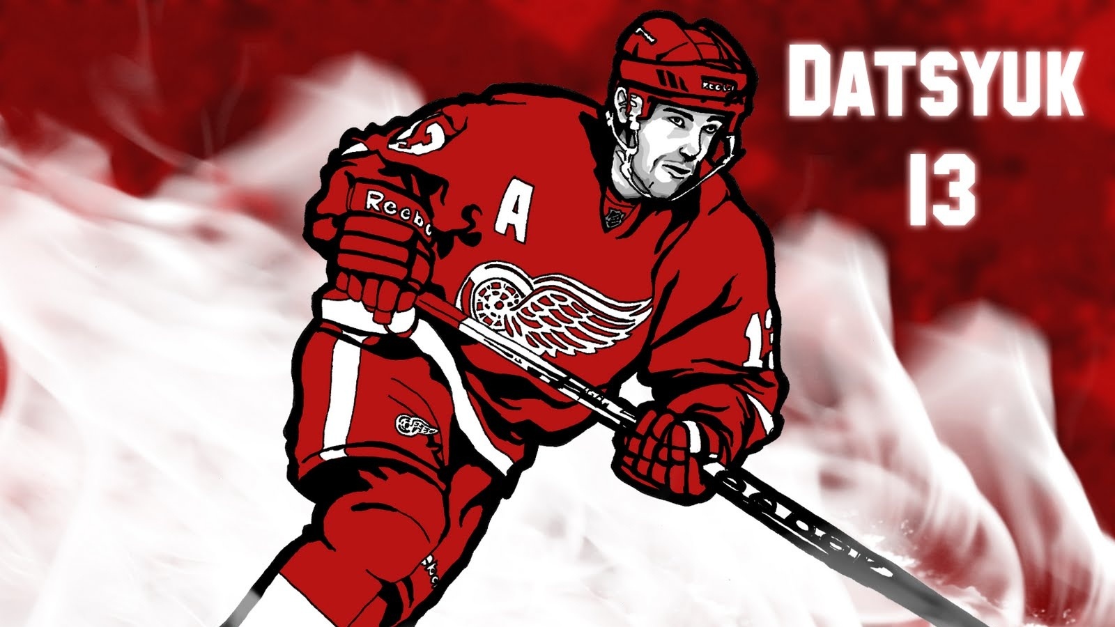 Pavel Datsyuk Detroit Red Wings PhotoFile 8x10 Photo #4 - Detroit