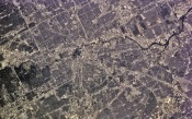 Area of Houston from the international Space Station