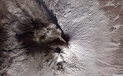 Volcano. View from Space