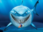 Finding Nemo, Nemo, Dory, a Shark