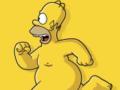 Naked Homer Jay Simpson