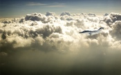 The Sky, Airplane, Clouds