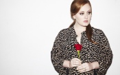 Adele Adkins with the Rose
