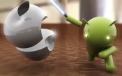 Android Cut Apple