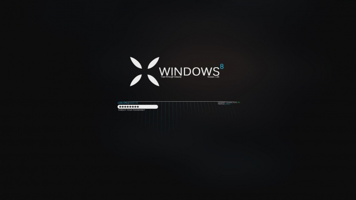 Windows 8, Black Background