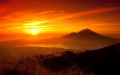 Sunset in Mountain Valley