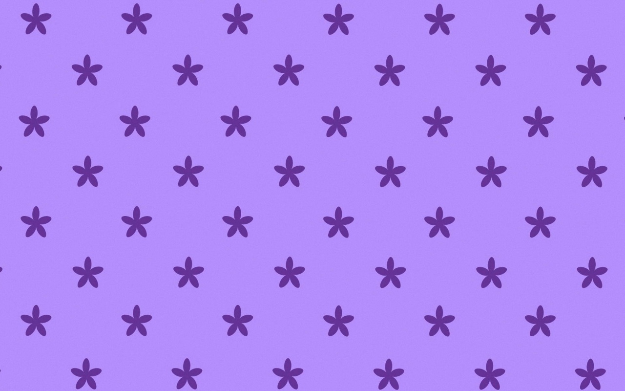 Purple Flowered Background Pattern
