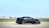 Black Cadillac CTS-V by Hennessey 2012 on the Road