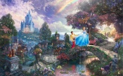 Cinderella Wishes Upon a Dream, Thomas Kinkade, Walt Disney