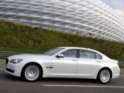 White BMW 7 Series