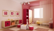 Childrens Room in Pink
