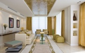 Living Room in Olive Color