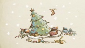 Childs Drawing of a Christmas Tree