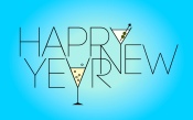 Happy New Year in Cocktail Style 2560x1600