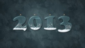 New Year 2013, Dark Background