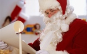 Santa Claus Checks the List