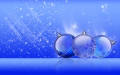 Blue Christmas Balls 1920x1200