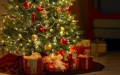 Gifts a Christmas Tree 1920x1200