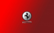 Ferrari Logo, Red Background