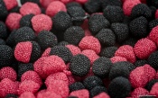 Pink and Black Candies