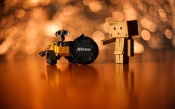 Wall-E, Nikon and Danbo