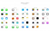 iOS 6 VS iOS 7: Icon Comparison