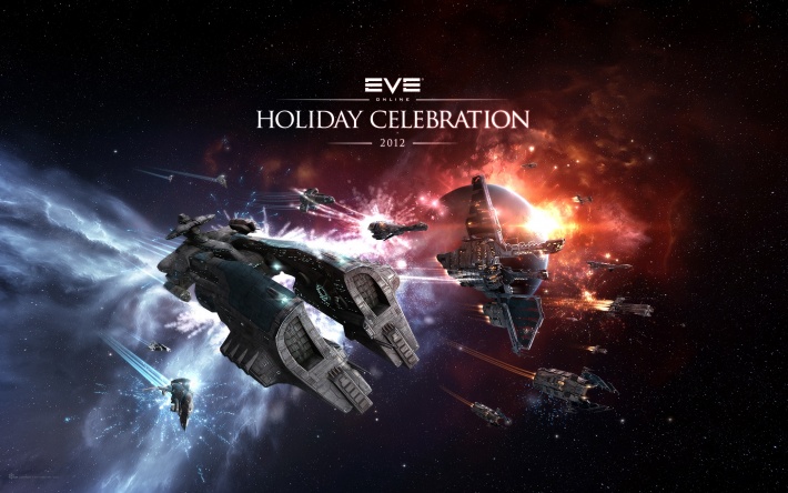 The Tempest battleship and Megathron battleship - Eve Online Celebration