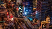 Las Vegas at night, USA