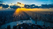 Shanghai Sunset, China