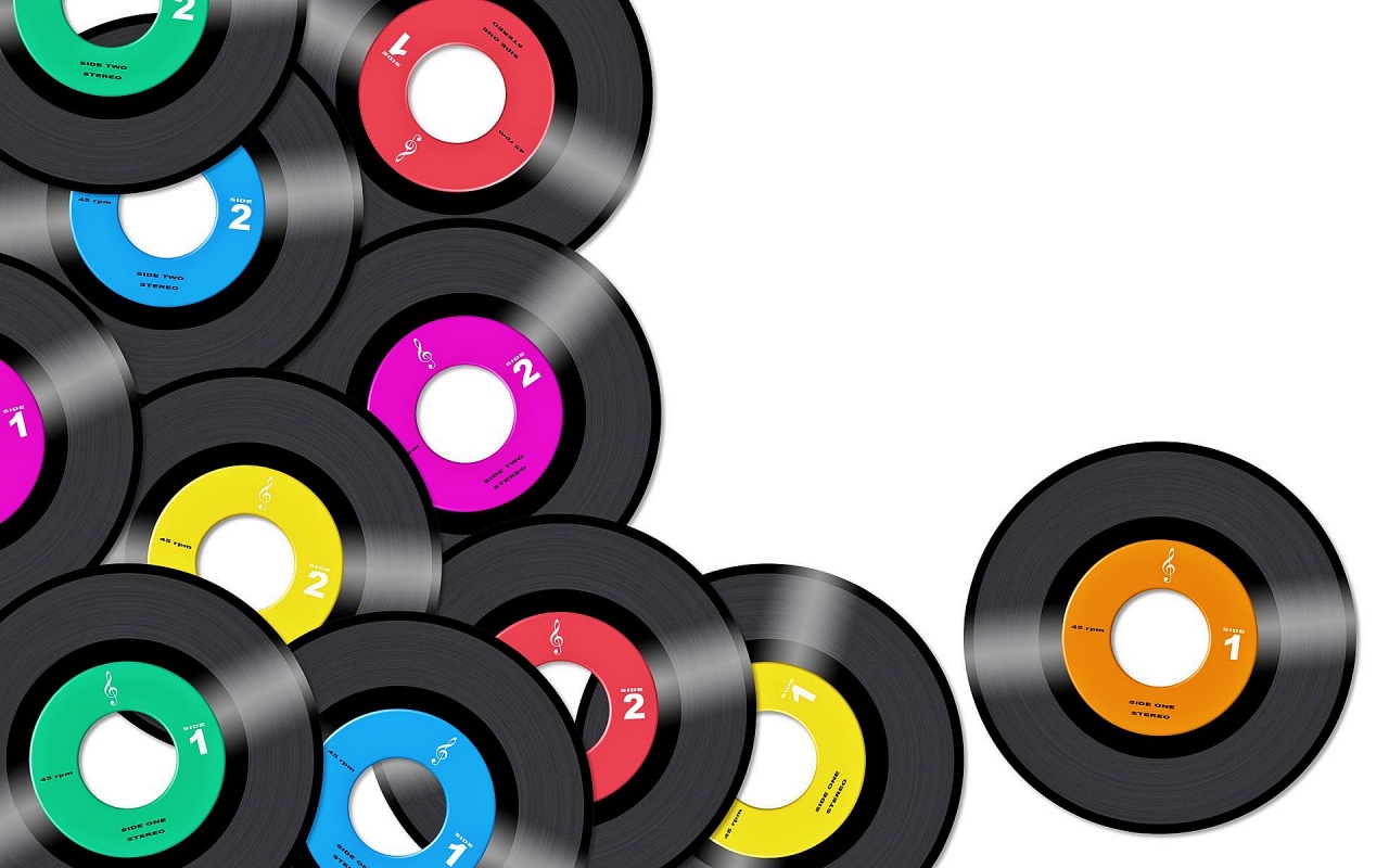 Colorful Vinyl Records