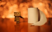 Danbo and the Roll of Paper