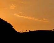 Sunset - Mountain Silhouette