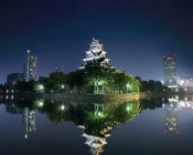 Hiroshima City, Japan (reflective work) 広島城