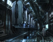 Futuristic Spaceship Interior