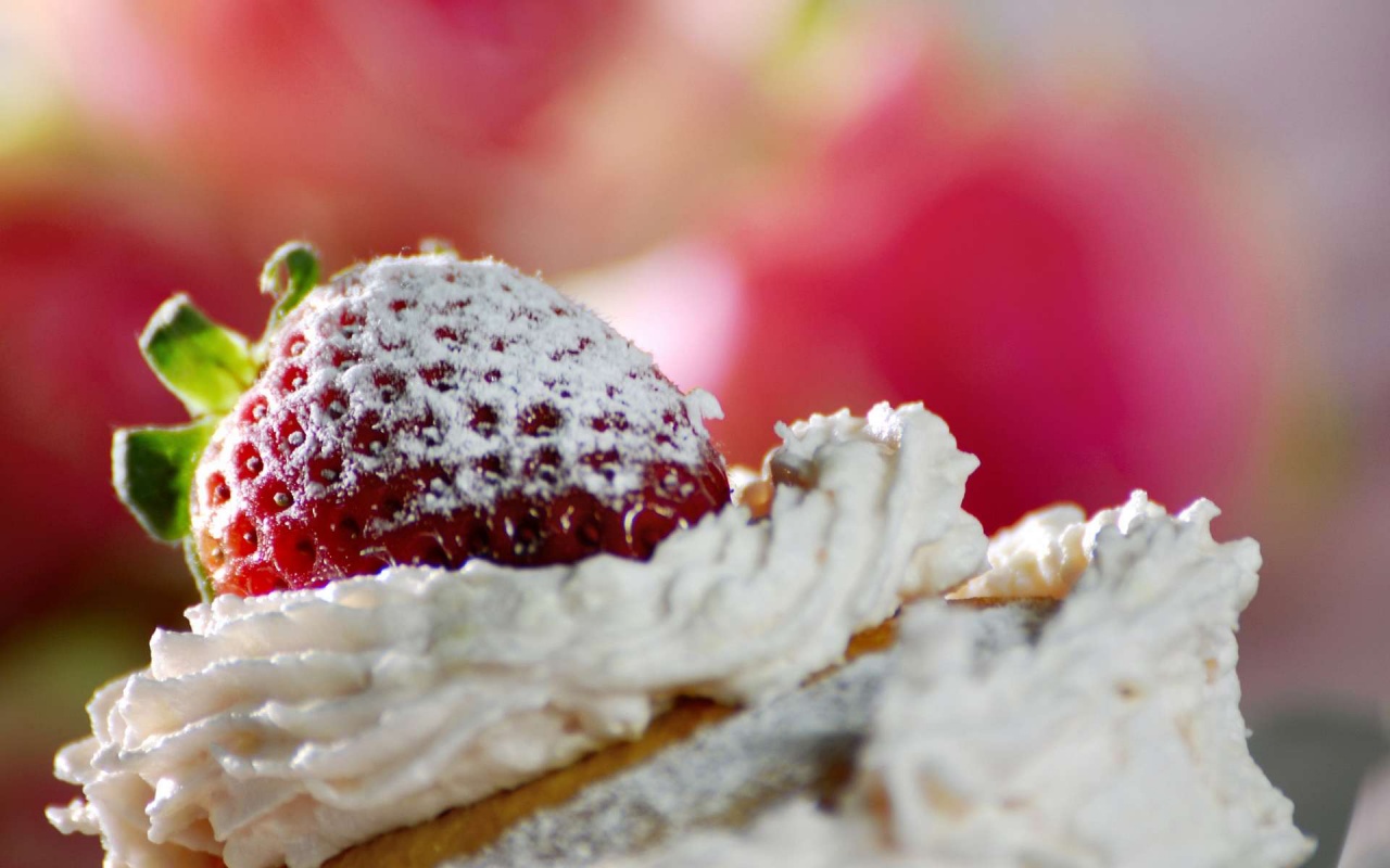 Sweet Dessert with Strawberries